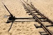aiguillage dans le sable