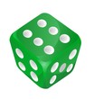 green vector dice