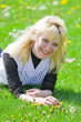 Foto: Woman on the meadow Woman on the meadow