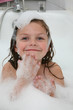 petite fille bain
