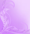 asymmetrical floral background