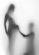 young parents expect for their baby, abstract
