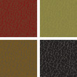 Seamless vector leather patterns-easy editable colors