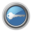 3D Style Button "Key / Login Symbol"