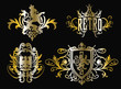 crest fancy shield design