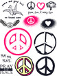 artistic peace sign artistic peace sign