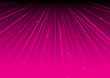 Pink vector rays and glittering stars