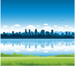 Montreal city landscape