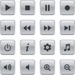 Glossy media buttons