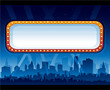 Billboard neon sign