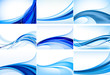 Abstract vector background set Abstract vector background set