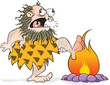 Prehistoric Man Invents Fire Prehistoric Man Invents Fire