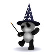 3d Teddy wizard