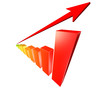 Illustration: success business graph success business graph
