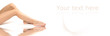 jambes de femme - panneau texte jambes de femme - panneau texte
