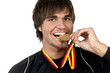 Medaille Siegertyp mit Medaille