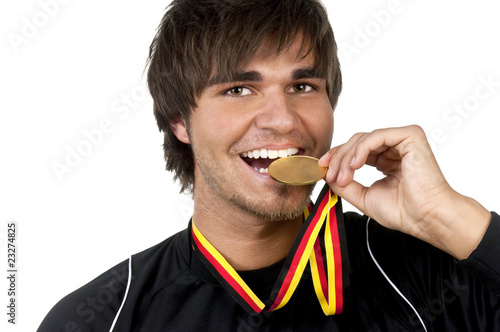 Foto: Medaille Siegertyp mit Medaille Medaille Siegertyp mit Medaille