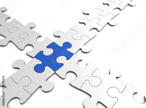 Illustration: jigsaw puzzle connection jigsaw puzzle connection