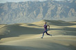 Photo: Runner on Sand Dunes Runner on Sand Dunes