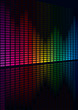 Coloful Graphic Equalizer Display