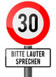 Illustration: 30 - Verkehrszeichen 30 - Verkehrszeichen