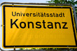 Ortsschild Konstanz
