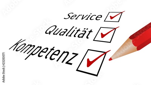 Illustration: Service, Qualität, Kompetenz III Service, Qualität, Kompetenz III