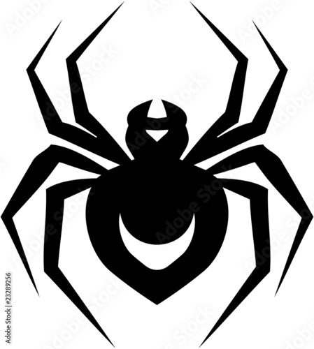 Vektor: Spider tattoo - vector illustration Spider tattoo - vector illustration
