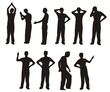 silhouette of a man