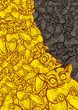 Golden animal royal background Golden animal royal background
