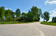 Landstraße in Skandinavien