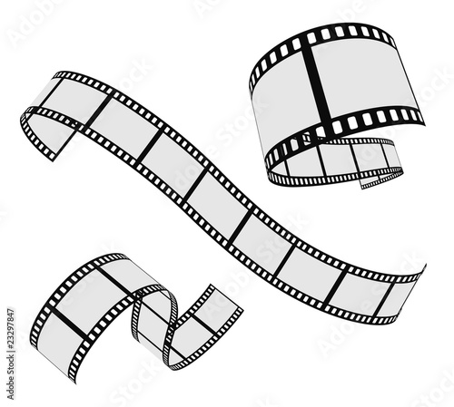 Vector: film strip roll film strip roll