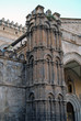 Detail of the façade of the Cathedral of Palermo, Italy