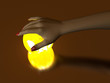 Hand and Luminous globe