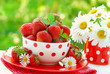 bowl of fresh strawberries bowl of fresh strawberries