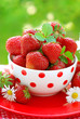 bowl of fresh strawberries