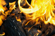 charcoal fire