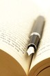 reading a book