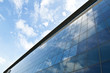 Relections of a glass building