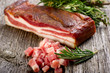 slice bacon - pancetta affettata slice bacon - pancetta affettata
