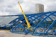 Metal Frame Structure on Decontruction Site