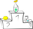 Tequila victory podium