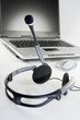 Foto: Headset mit Laptop Headset mit Laptop
