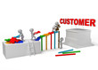 team work for customer