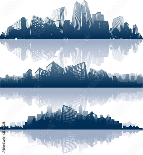 Vektor: Abstract city Abstract city
