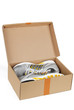 sport shoes in box