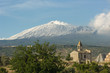 Old Chapel And Volcano Etna