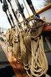 ships rope on the deck