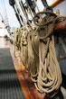 ships rope on the deck