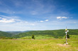 Landscape of Beskid Niski, Poland